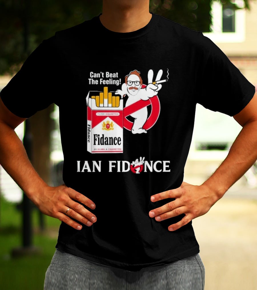 Ian Fidance Can't Beat The Feeling Ghostbusters Marlboro Cigarette T-Shirt