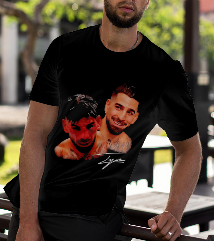 Ilia Topuria UFC Smiley Face And Bleeding Face Signature T-Shirt