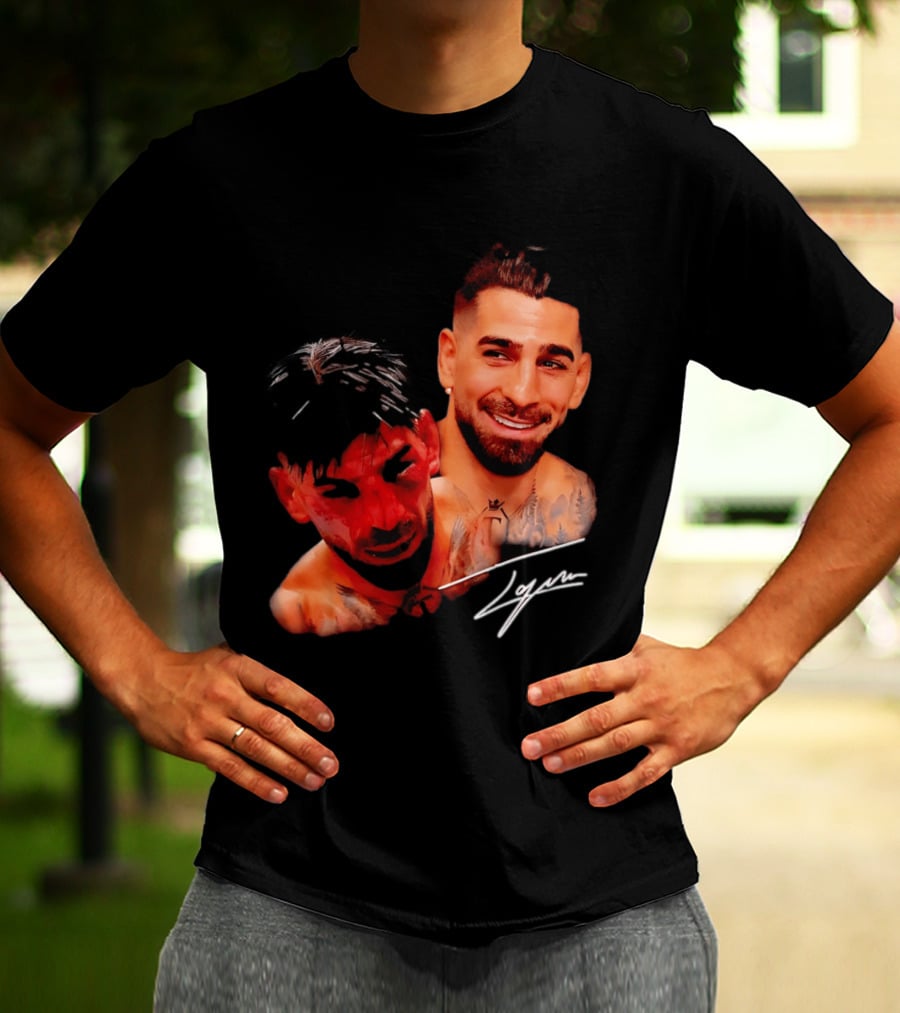 Ilia Topuria UFC Smiley Face And Bleeding Face Signature T-Shirt