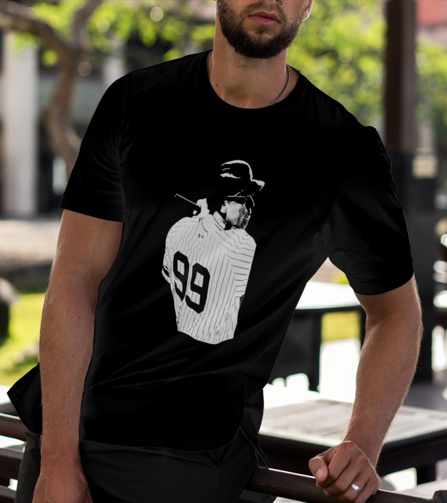 New York Yankees Aaron Judge 99 Pinstripes T-Shirt