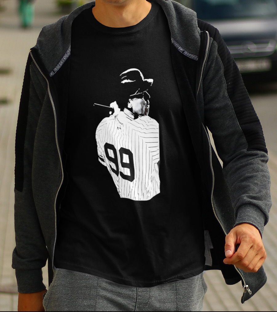 New York Yankees Aaron Judge 99 Pinstripes T-Shirt