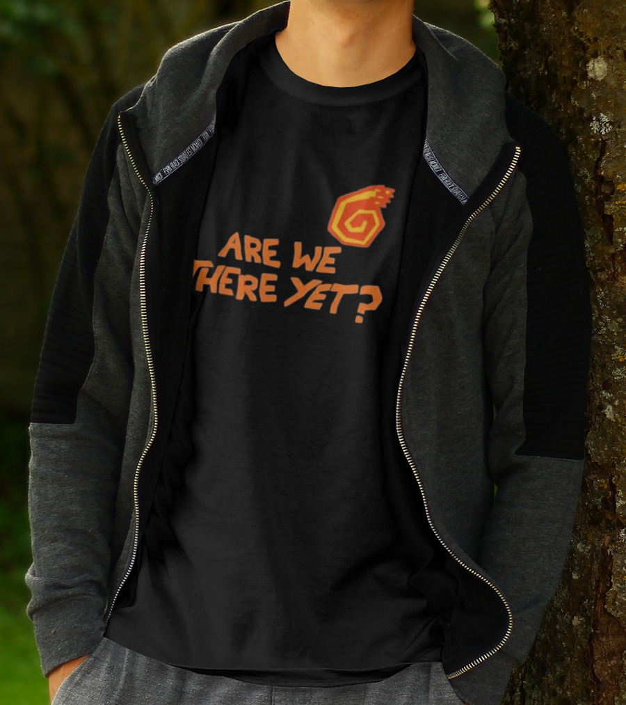 James Marriott Are We There Yet Orange Spiral T-Shirt