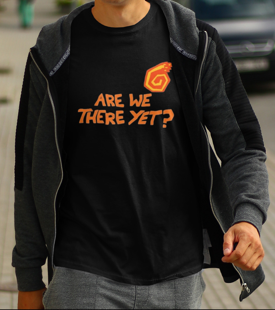 James Marriott Are We There Yet Orange Spiral T-Shirt