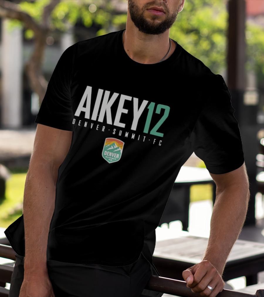 Aikey 12 Denver Summit FC Elite Team Name And Number T-Shirt