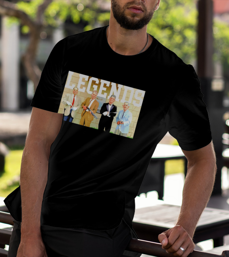 LEGENDS Ex Presidents Point Break Presidential Masks T-Shirt