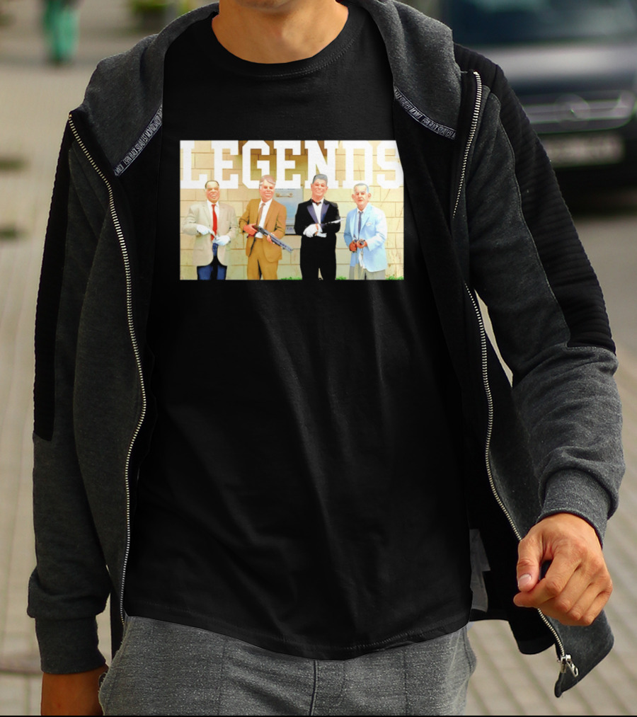LEGENDS Ex Presidents Point Break Presidential Masks T-Shirt