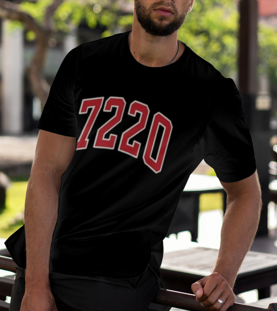 Lil Durk 7220 Tour Bicycle Red 7220 Numbers T-Shirt