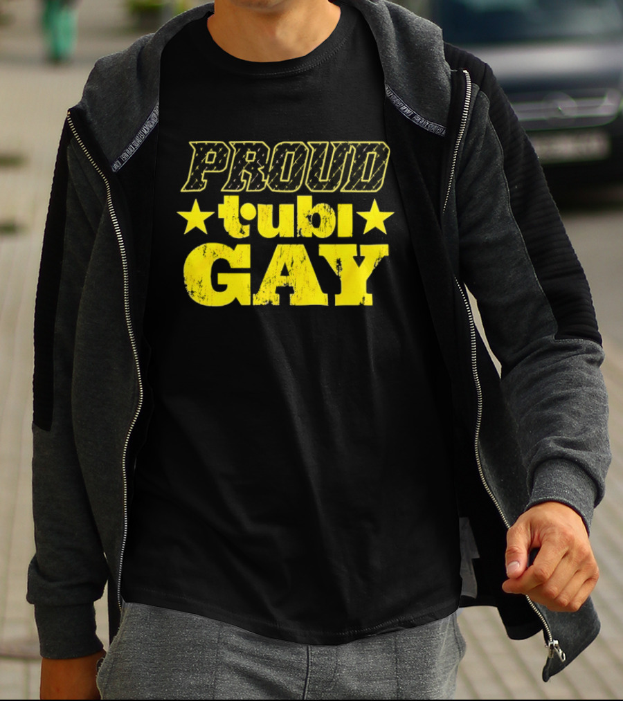 Proud Tubi Gay LGBTQ Pride Streaming Movies T-Shirt