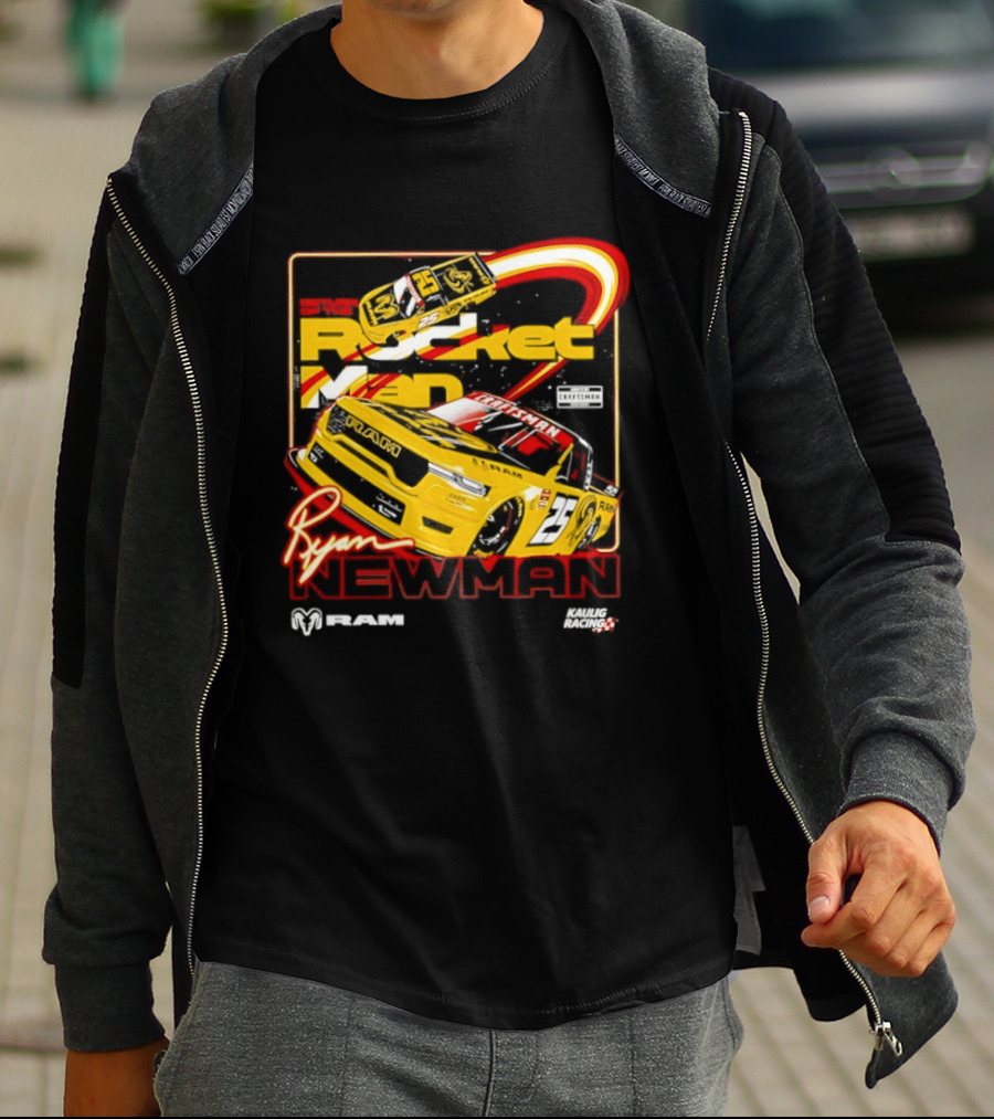 Ryan Newman Rocket Man 25 Kaulig Racing Ram NASCAR T-Shirt