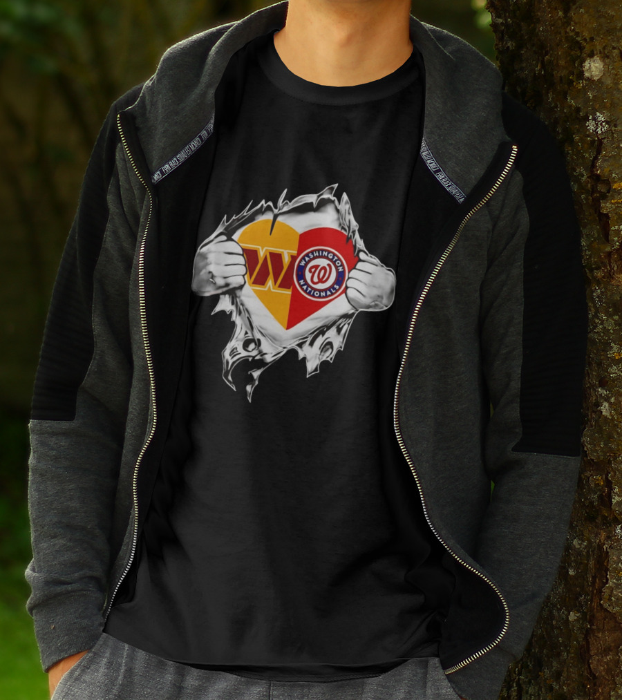 Washington Commanders Nationals Heartfelt Fan Passion T-Shirt