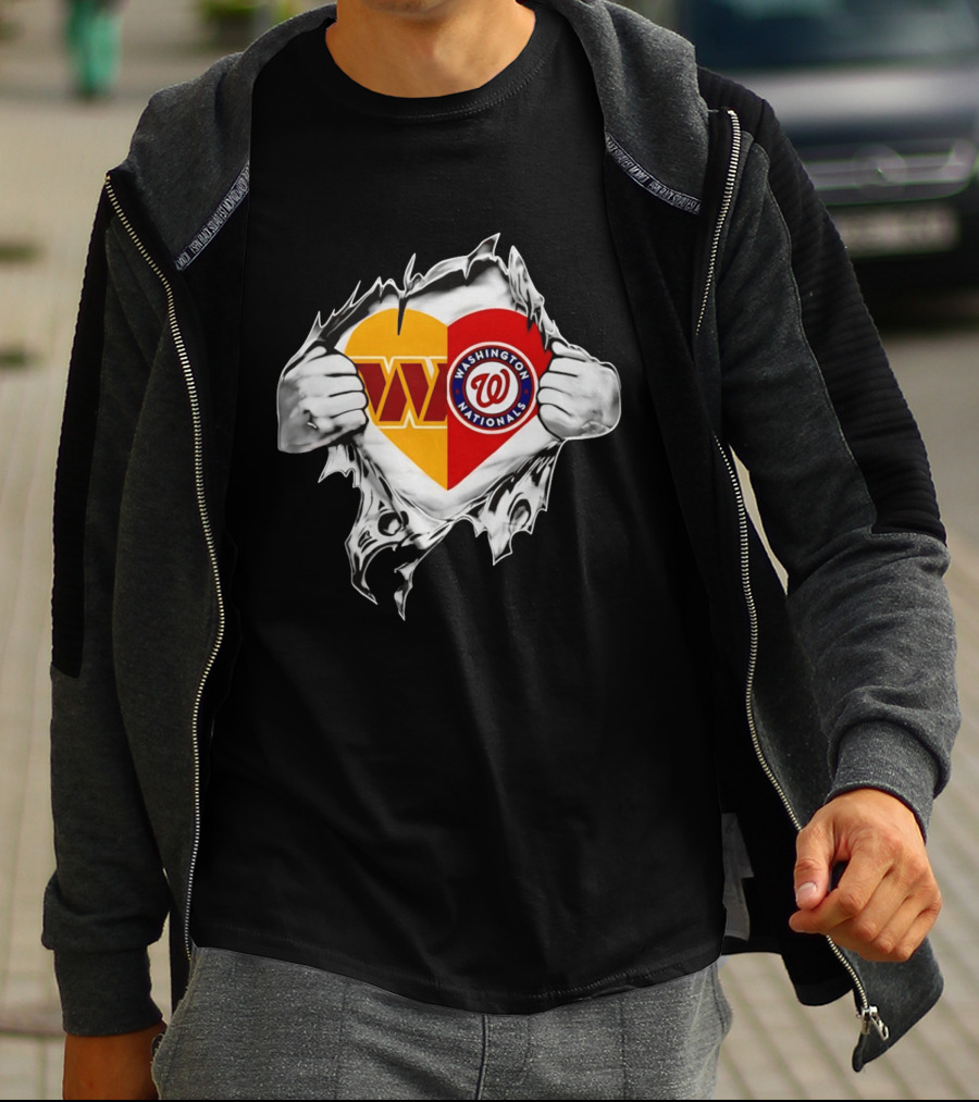 Washington Commanders Nationals Heartfelt Fan Passion T-Shirt