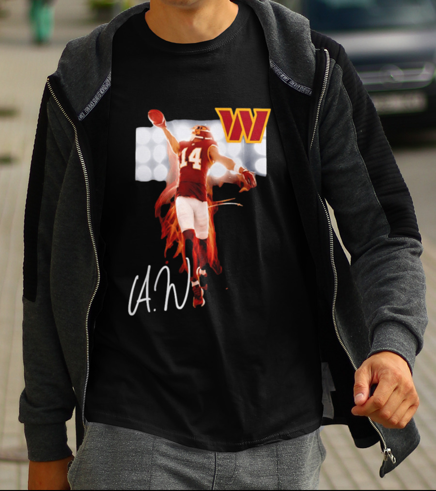 Washington Commanders Antonio Williams 14 AW Football Legacy Rookie T-Shirt