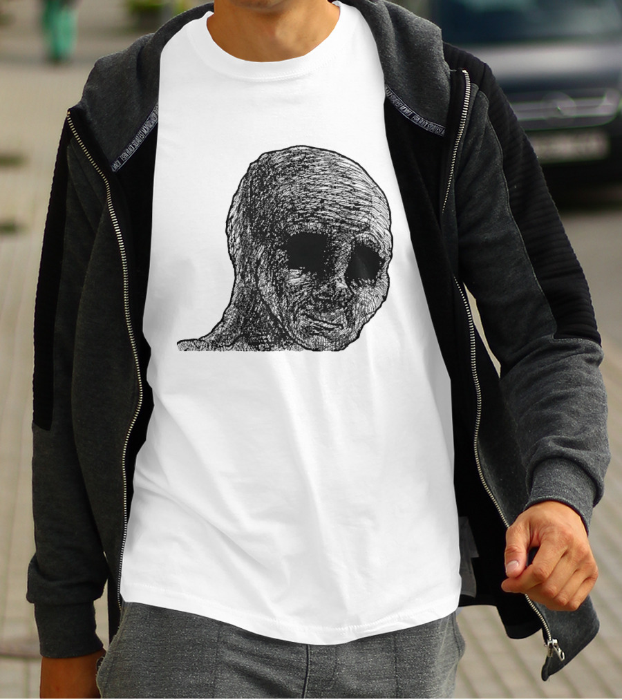 Withered Wojak Feels Doomer Meme Aesthetic T-Shirt