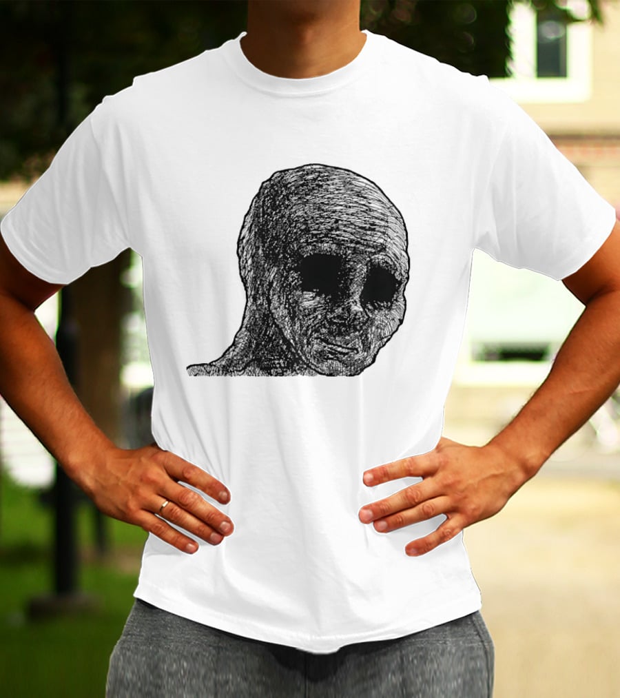 Withered Wojak Feels Doomer Meme Aesthetic T-Shirt
