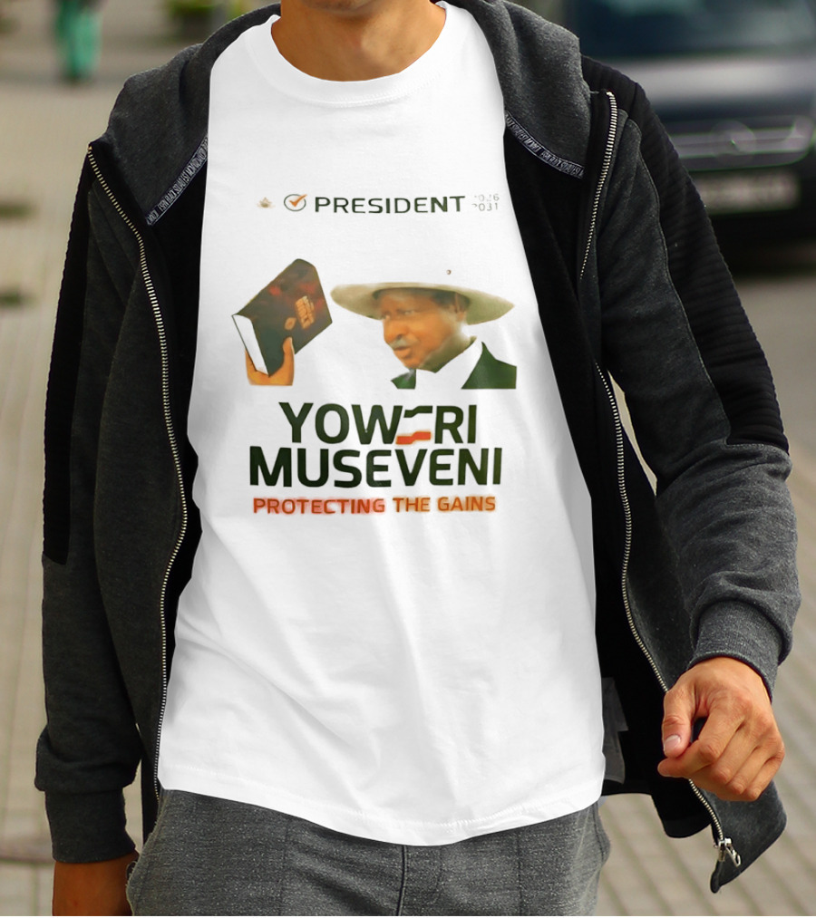 President Yoweri Museveni 2026 2031 Protecting The Gains T-Shirt