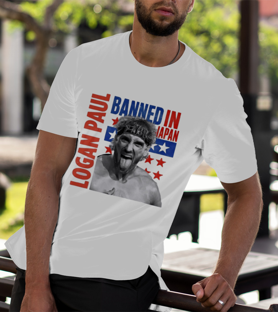 Logan Paul Banned In Japan Stars And Stripes T-Shirt