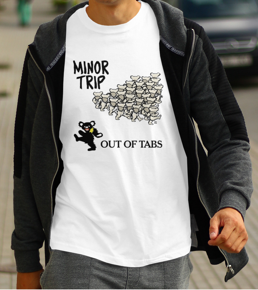 Grateful Dead Dancing Bears Minor Trip Out Of Tabs T-Shirt