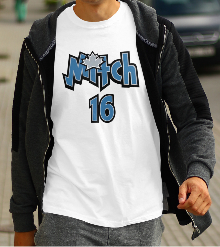 Mitch 16 Toronto Maple Leafs NHL Hockey Star T-Shirt
