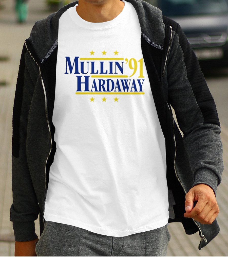 Mullin Hardaway 91 Stars Golden State Warriors T-Shirt
