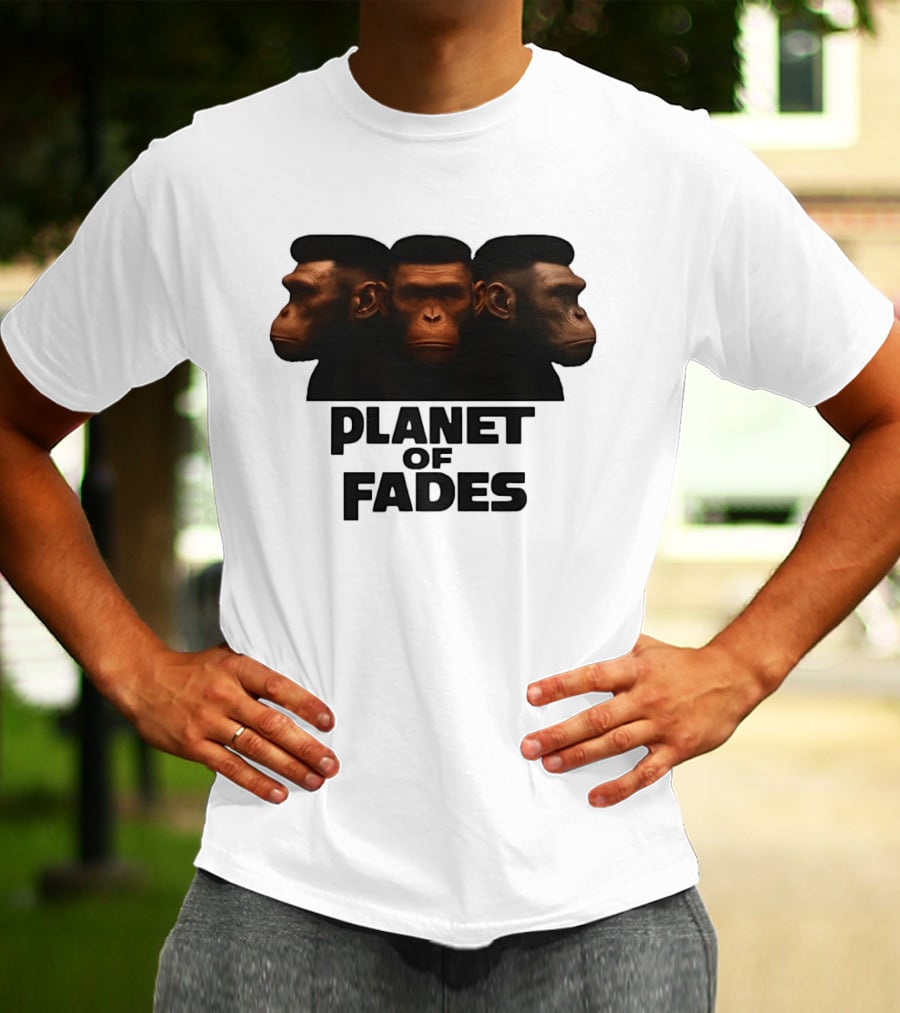 Three Chimpanzees Planet Of Fades T-Shirt