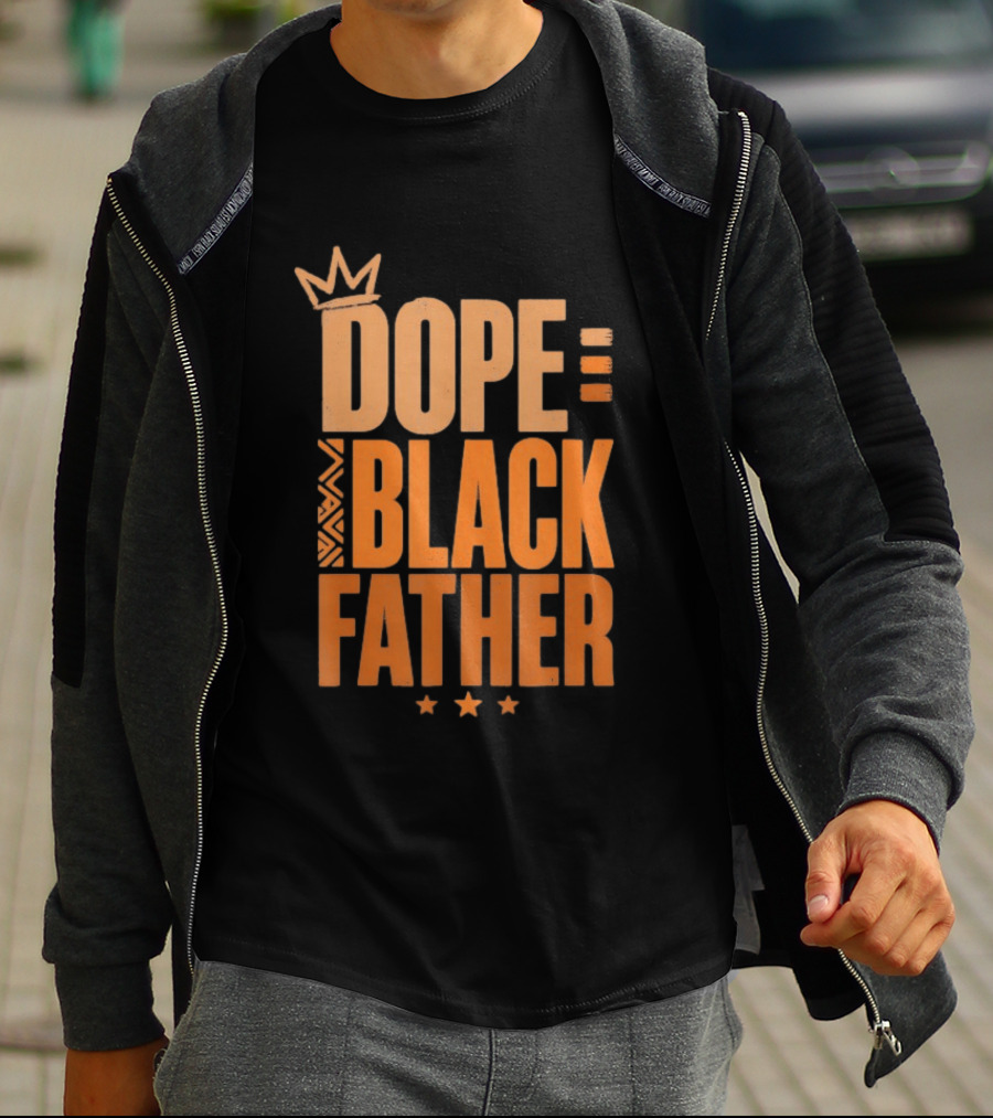 Dope Black Father Crown Stars T-Shirt