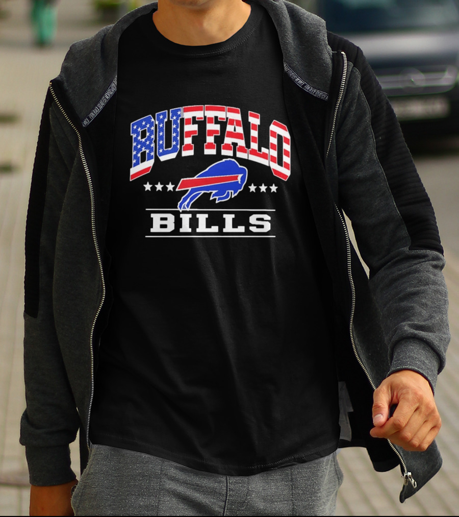 Buffalo Bills 1776 2026 American Flag 250 Years 4th Of July Celebration T-Shirt