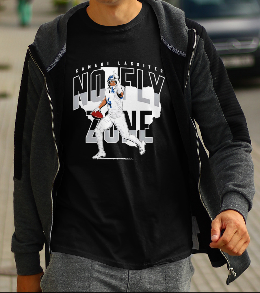 Kamari Lassiter No Fly Zone Football T-Shirt