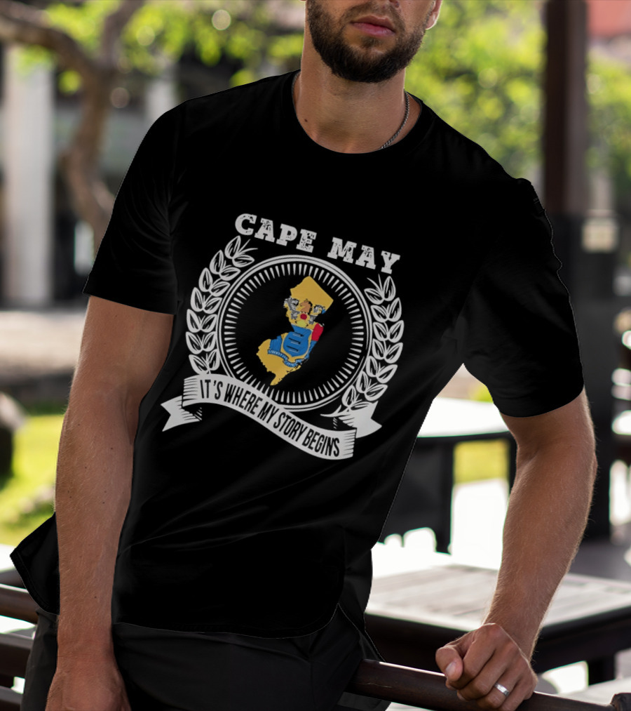 Cape May New Jersey It's Where My Story Begins T-Shirt