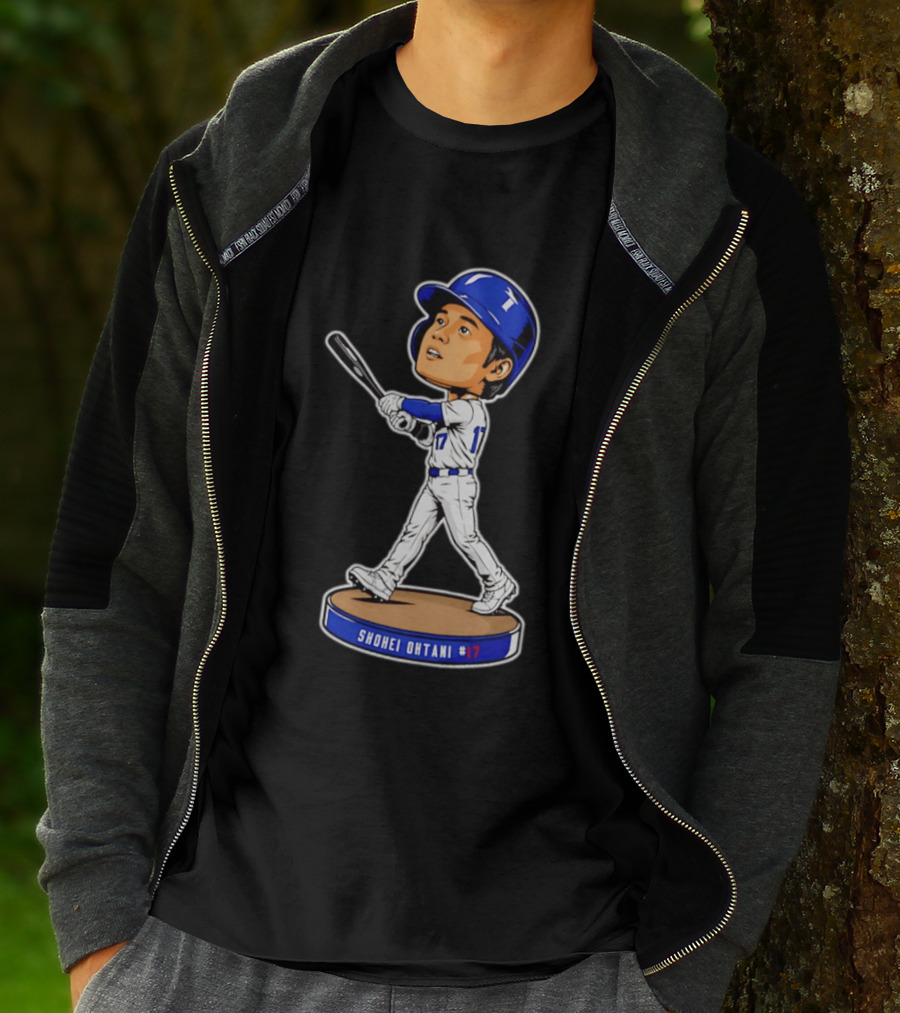 Shohei Ohtani Los Angeles Dodgers #17 Bobblehead Collectible T-Shirt
