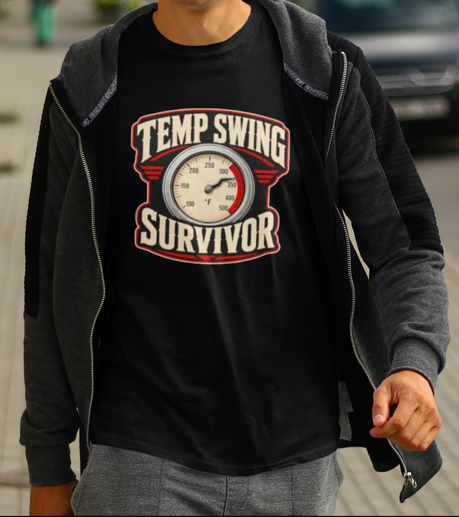 Temp Swing Survivor Thermometer T-Shirt