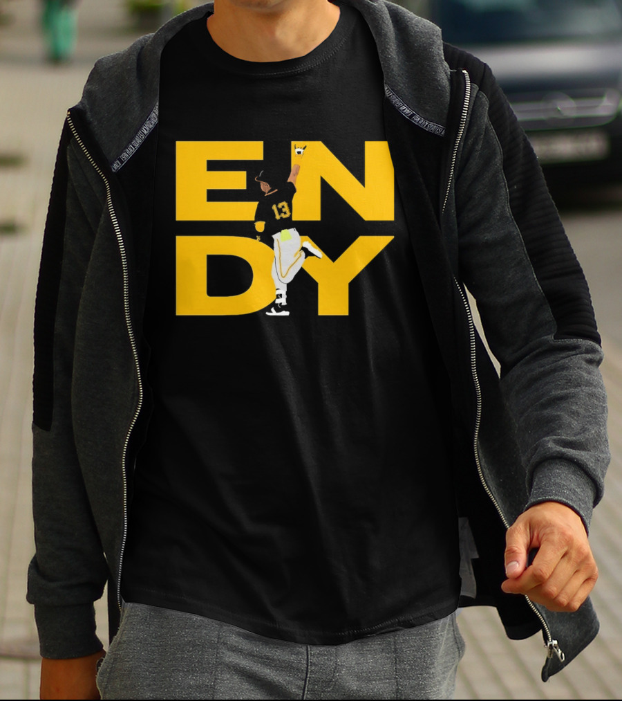 Endy Rodríguez 13 Pittsburgh Pirates Baseball T-Shirt