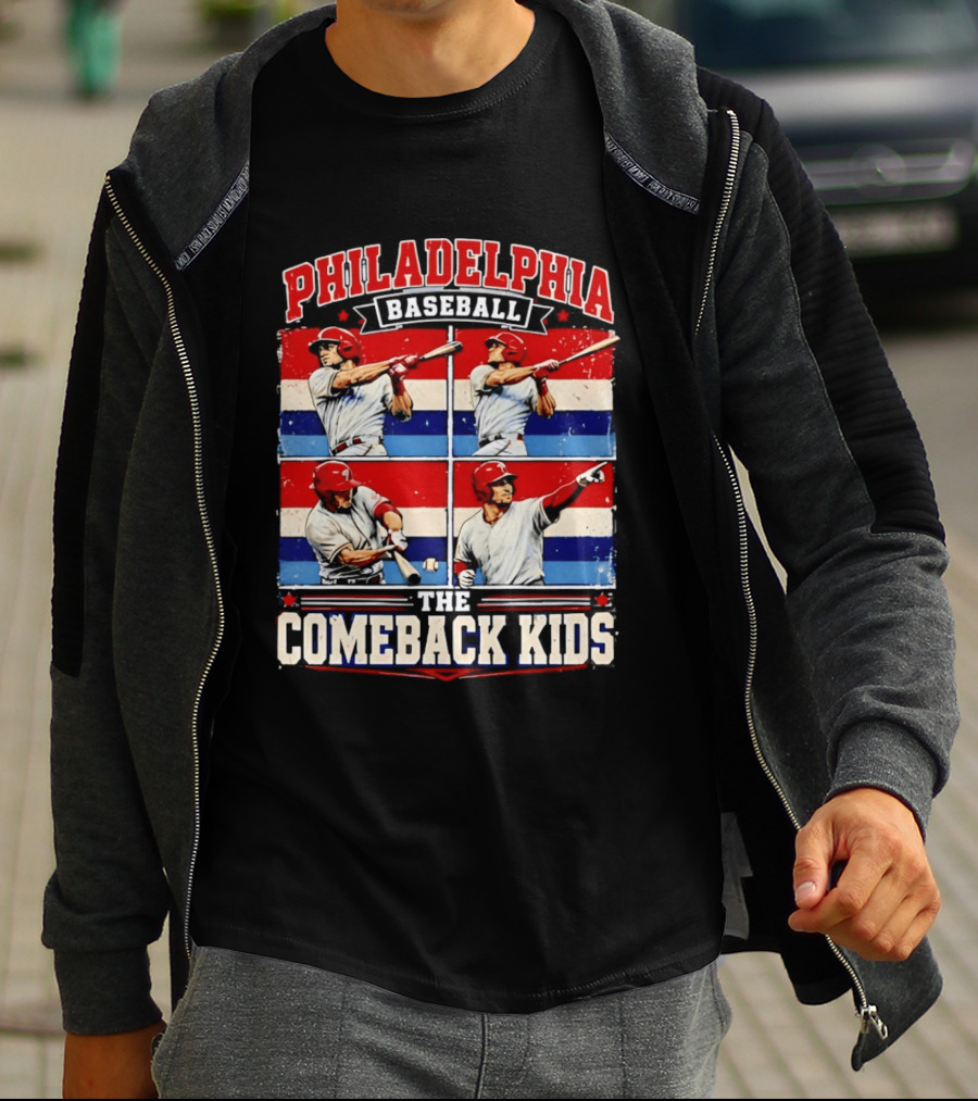 Philadelphia Baseball The Comeback Kids T-Shirt