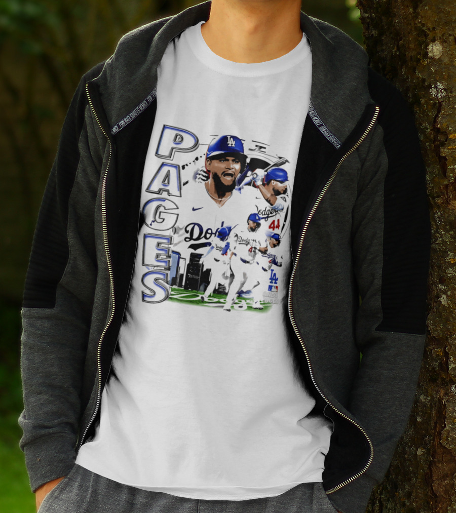 Andy Pages Los Angeles Dodgers 90s Bootleg Collage Dodgers 44 T-Shirt