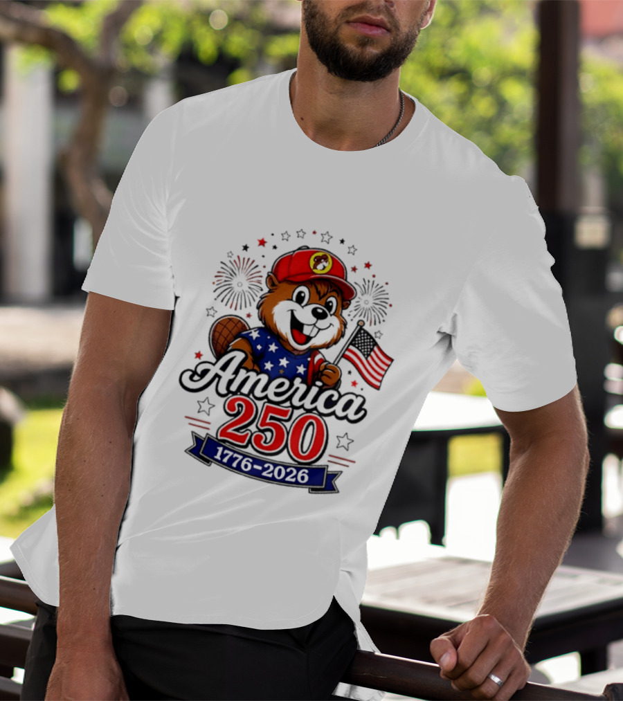 Buc Ee's 1776 2026 America 250 Years Of Freedom Celebration T-Shirt