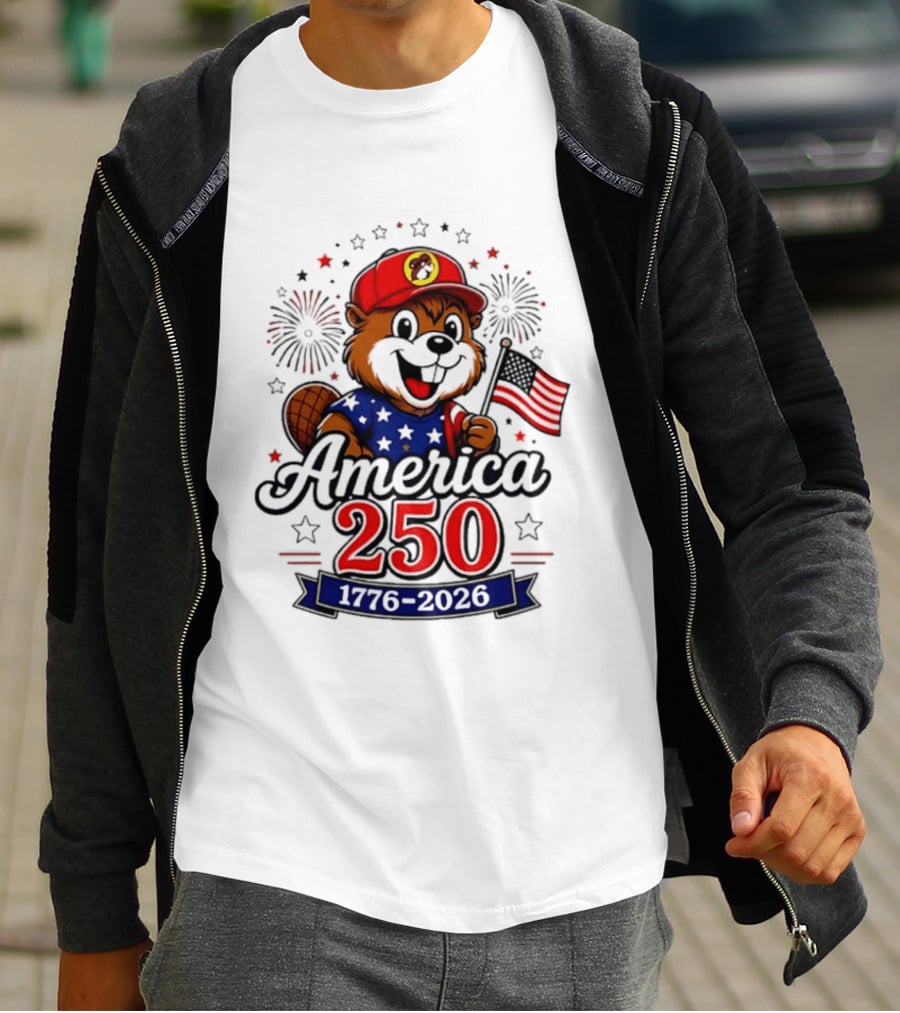 Buc Ee's 1776 2026 America 250 Years Of Freedom Celebration T-Shirt