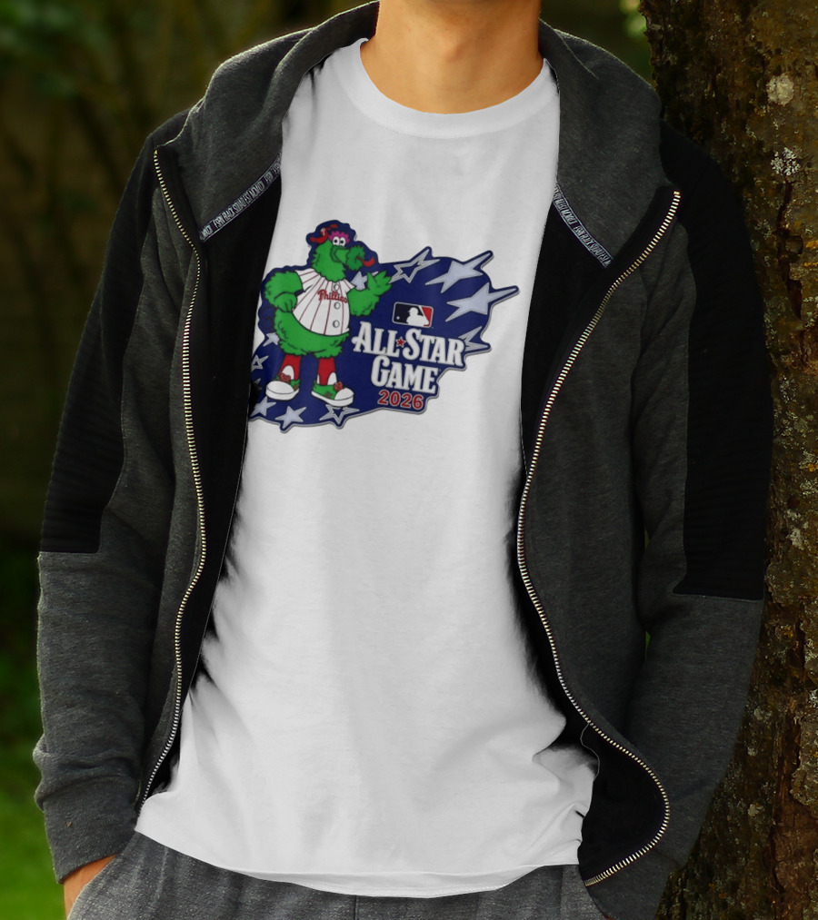 Philadelphia Phillies MLB All Star Game 2026 Phanatic Stars T-Shirt