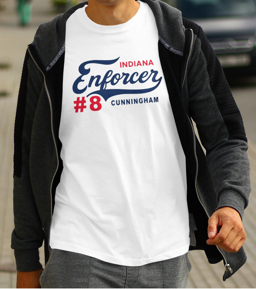 Sophie Cunningham Indiana Enforcer #8 Cunningham Indiana Basketball T-Shirt