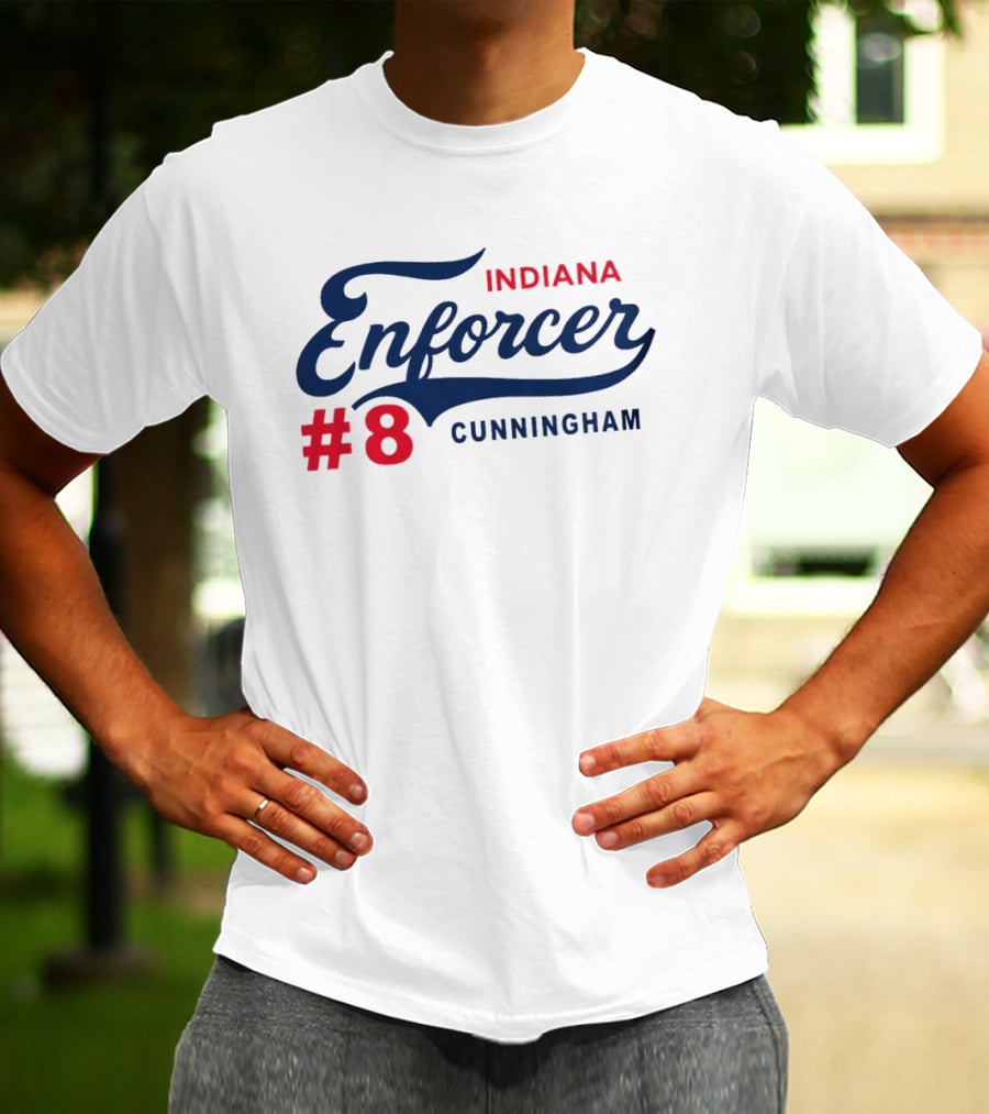 Sophie Cunningham Indiana Enforcer #8 Cunningham Indiana Basketball T-Shirt