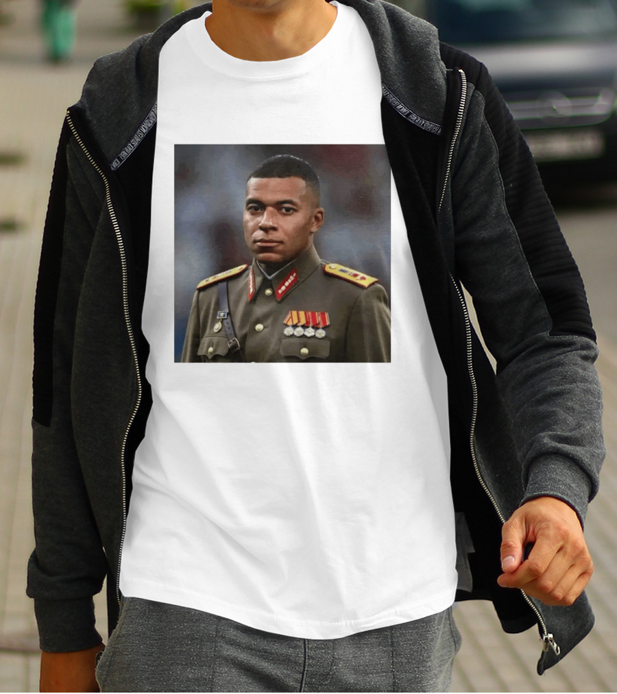 Kylian Mbappe Military Uniform Real Madrid Dictator T-Shirt