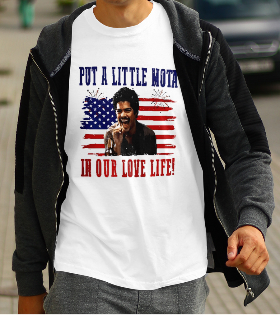 Patriotic La Bamba Put A Little Mota In Our Love Life July 4th Celebration T-Shirt