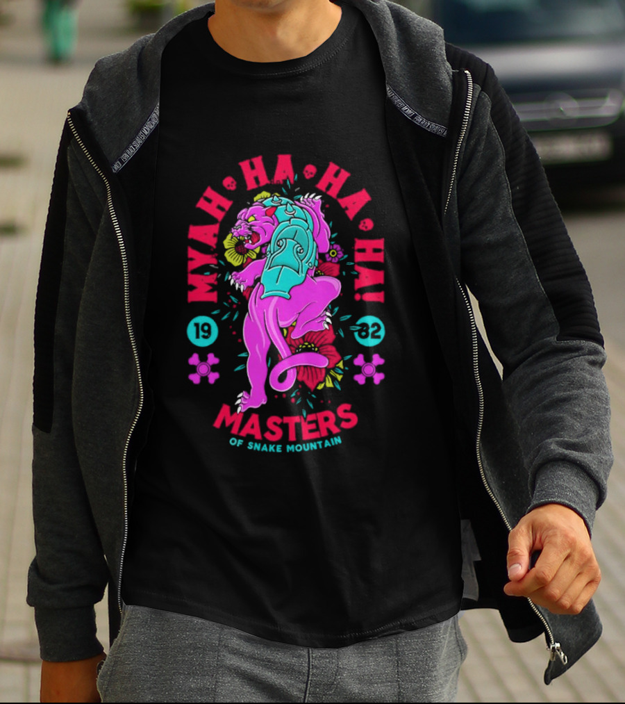 Mwah Ha Ha Ha Masters Of Snake Mountain 1982 T-Shirt