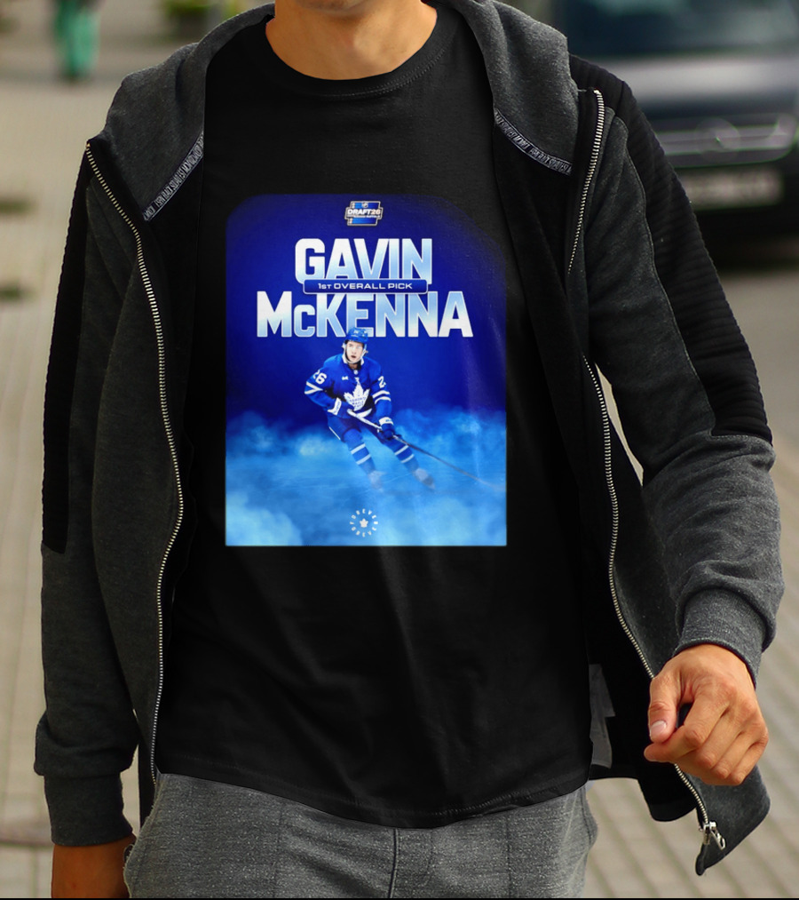 Gavin McKenna 1st Overall Pick 2026 NHL Draft Toronto Maple Leafs T-Shirt