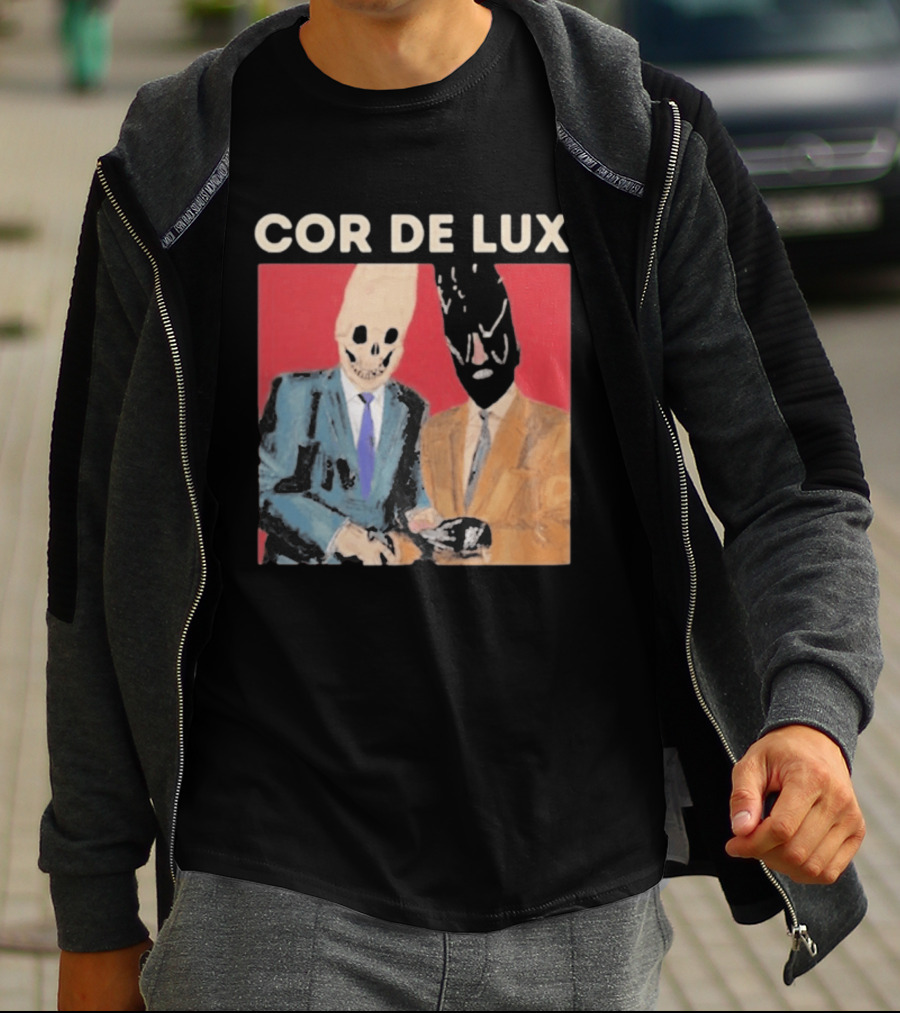 COR DE LUX Surreal Suited Figures T-Shirt