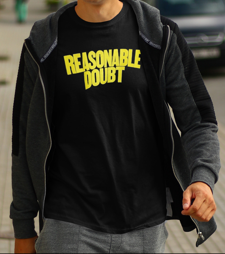 Reasonable Doubt Jay Z Hip Hop Rap Album Classic Bold Yellow T-Shirt