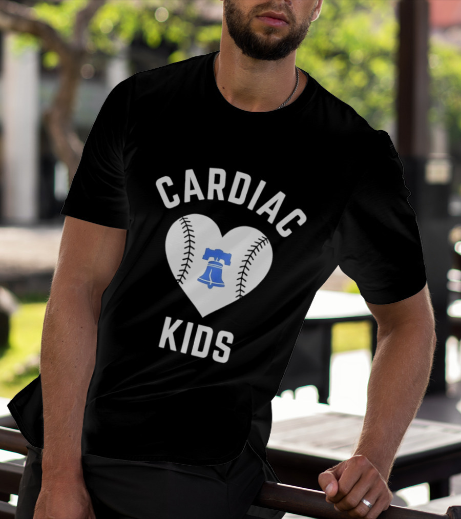 Cardiac Kids Heart Philadelphia Phillies Liberty Bell T-Shirt