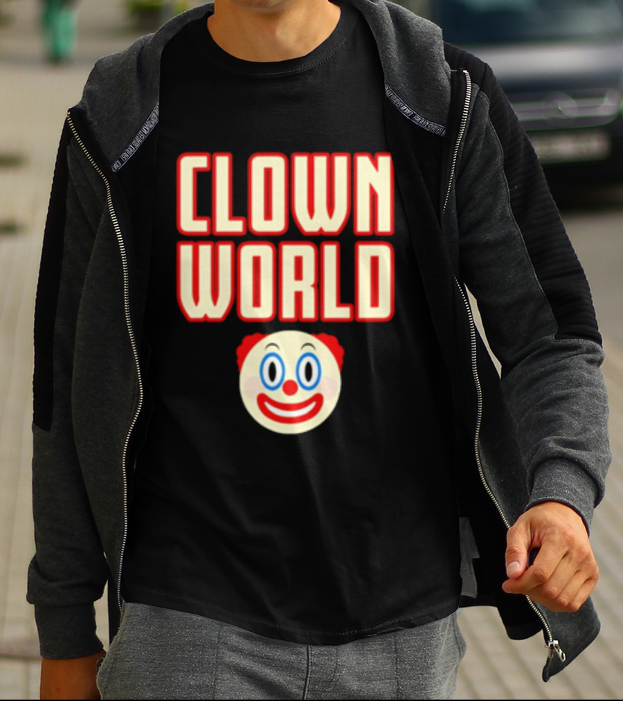 Clown World Satire Humor Iconic Face T-Shirt