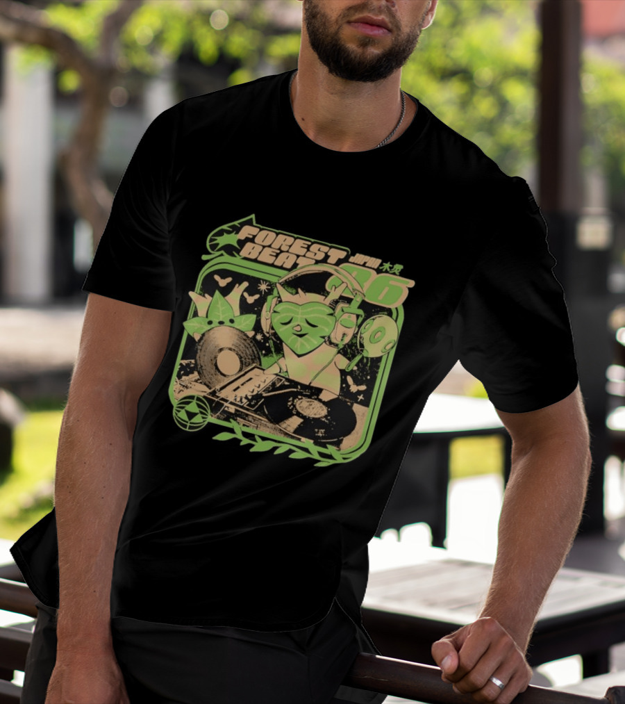 Forest Beat Korok DJ Vinyl Turntable Japan Music 86 T-Shirt