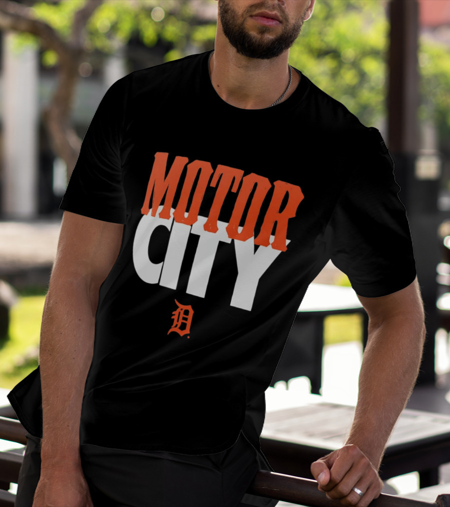 Detroit Tigers Motor City MLB Baseball Team Fan Gear T-Shirt