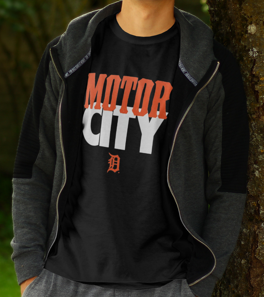 Detroit Tigers Motor City MLB Baseball Team Fan Gear T-Shirt