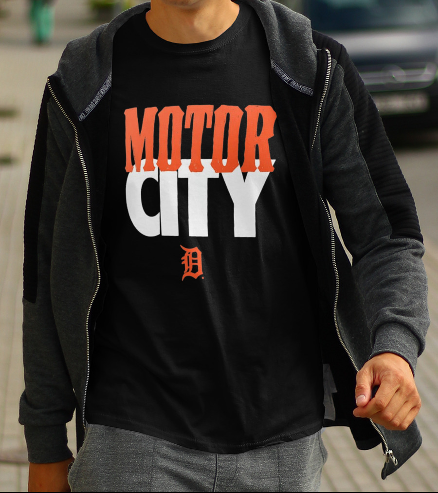 Detroit Tigers Motor City MLB Baseball Team Fan Gear T-Shirt